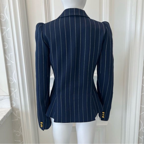 Smythe Navy Pinstripe Blazer - Picture 4 of 11